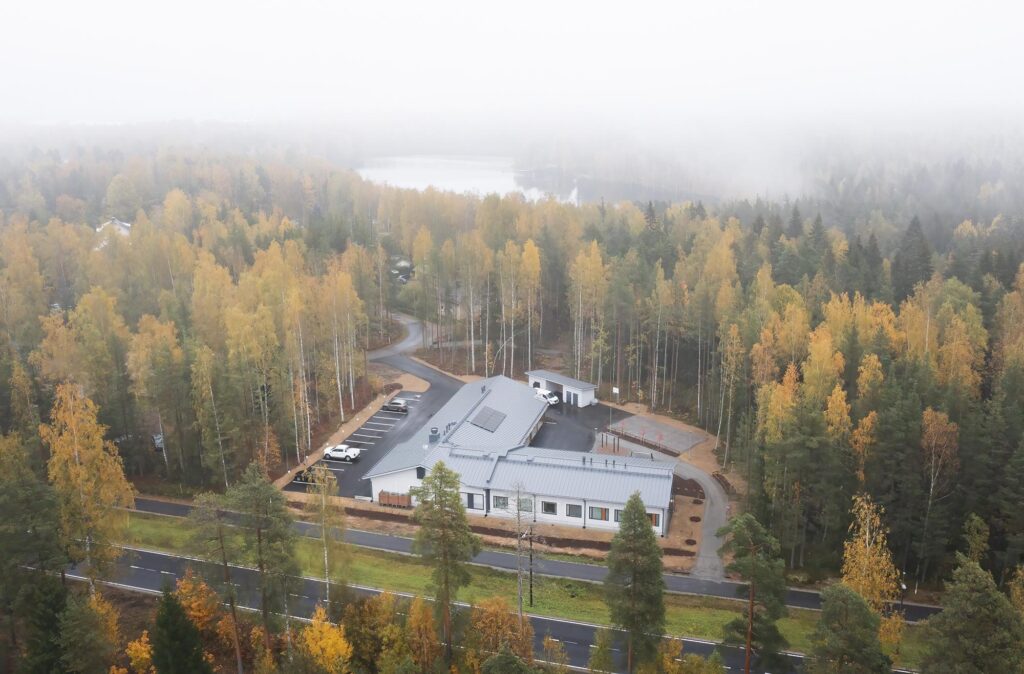 Ilmakuva Familar Lehtosara Joutsenon yksiköstä