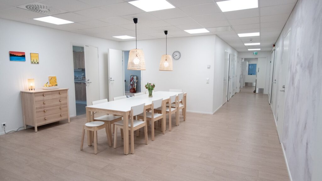 Yksikkö Vanhamäen sisätiloja, keittiö